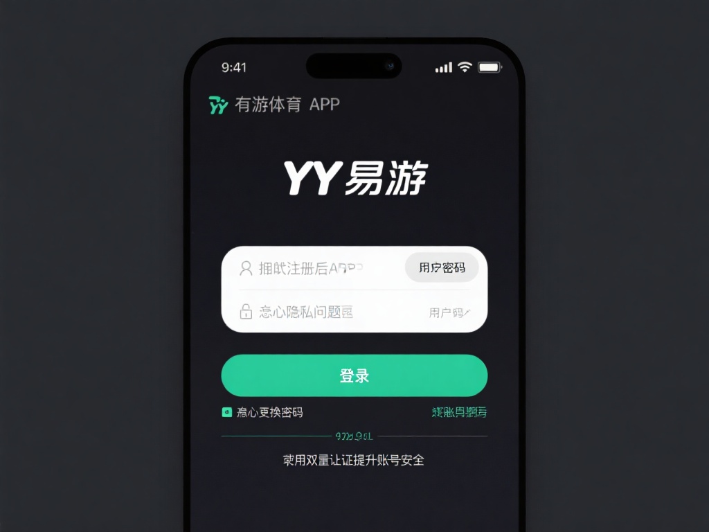拥有账号后，下一步就是进入登录界面。打开YY易游体