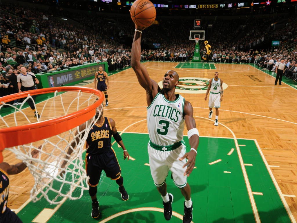 NBA传奇凯文·加内特的竞技标签
凯文·加内特，