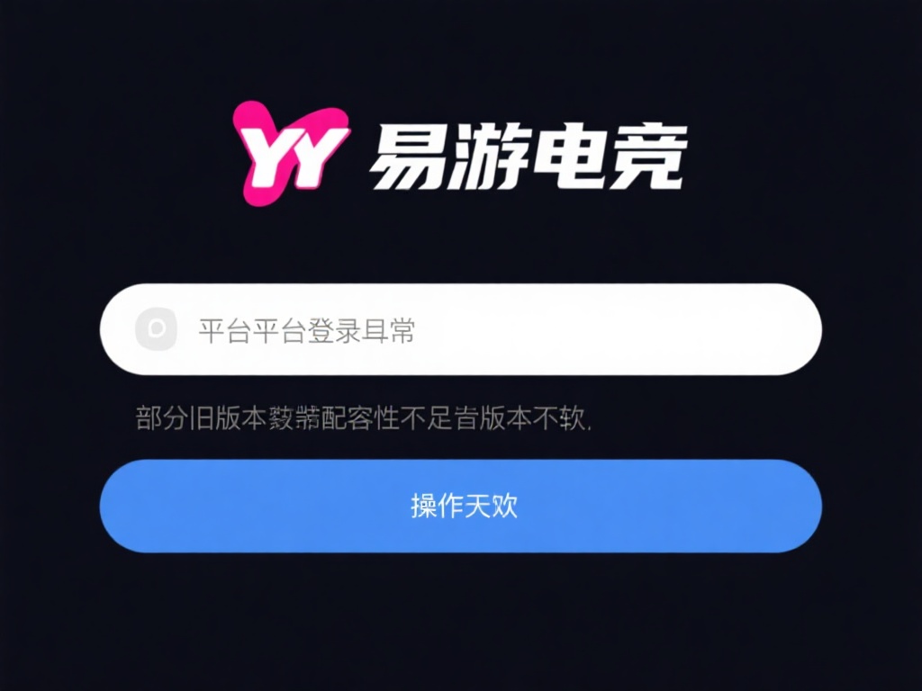 更新YY易游电竞应用版本
如果平台登录异常，建议