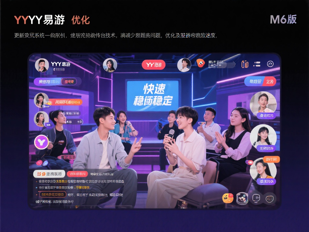 YY易游发布M6重大更新,用户体验显著提升 改变始于优化:更快、更稳
在用户使用线上娱乐平台