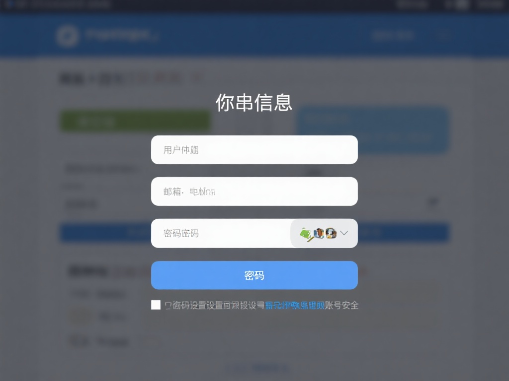 填写信息：输入你的基本信息，如用户名、邮箱地址和密