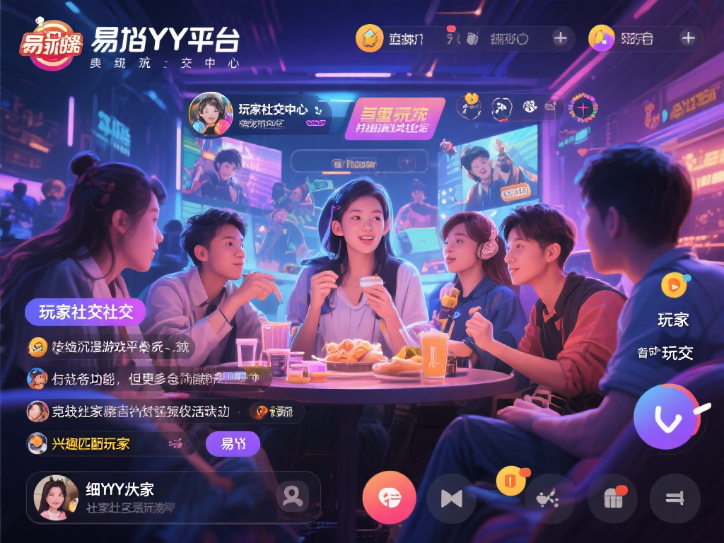注重玩家社交：打造沉浸式社区
在传统游戏平台中，