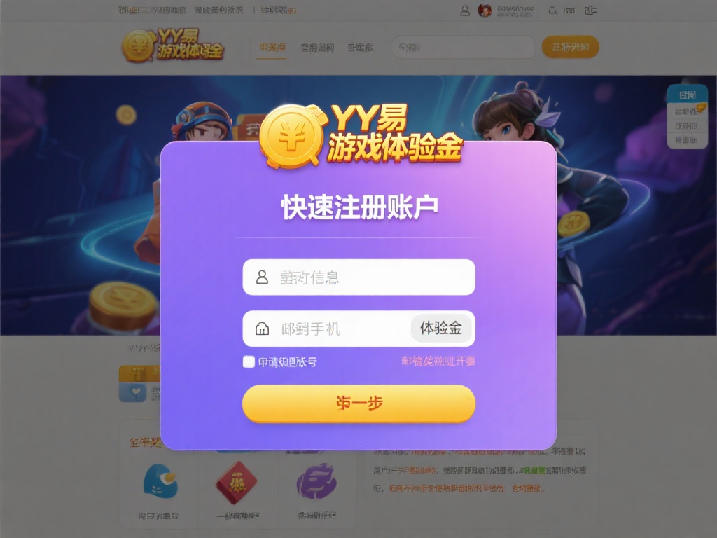 详细解析YY易游游戏官网体验金申请及巧用攻略