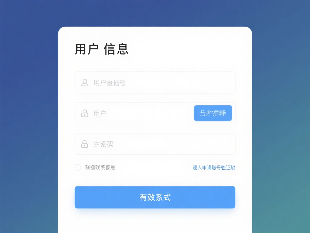 填写个人信息
用户需要填写一些基本资料，包括用户