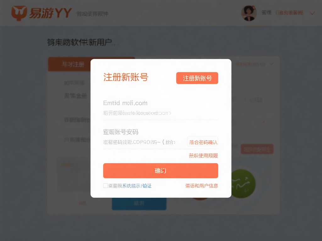 易游YY软件下载及注册登录全流程详细操作指南 在完成软件安装后,运行易游YY软件,进入注册页面。